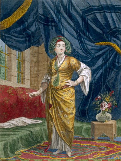 Greek Woman in Her Apartment by Jean Baptiste Vanmour